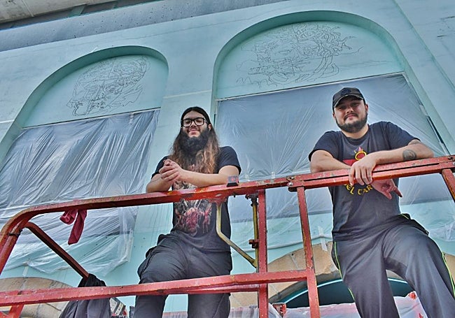 Víctor Cano y Kevin Goya, autores del proyecto.