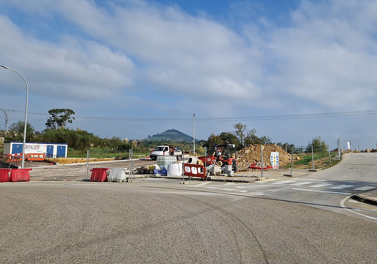 Estado actual de las obras para las futuras viviendas.