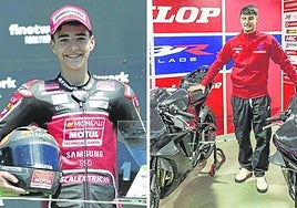 Brian Uriarte posa en el podio esta temporada.