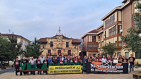 Los valles pasiegos vuelven a plantarse contra los éolicos