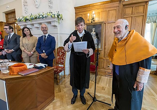 28-9-2025. Último acto en La Magdalena con el Nobel de Economía Joseph E. Stiglitz.