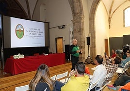 Fernando Rivero en un momento de la jornada.
