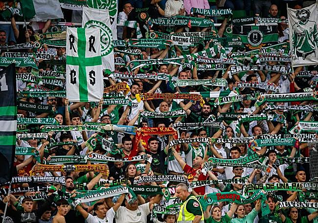 La afición, en la grada.