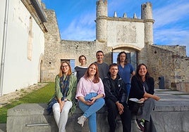 Responsables del Ayuntamiento, Santander Creativa, Fundación Banco Santander y fluent, en la presentación.