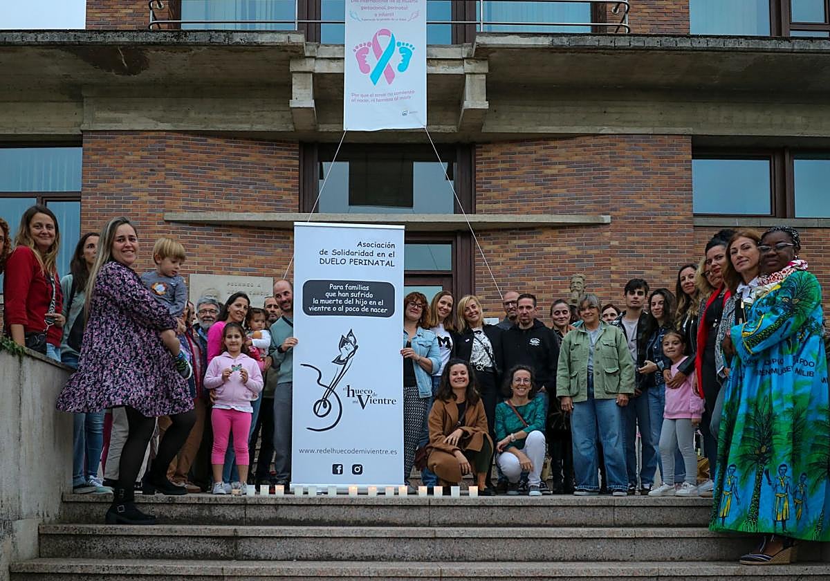 Un homenaje en Polanco a los bebés fallecidos durante la gestación