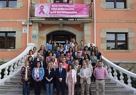 Participantes en la jornada reivindicativa para visibilizar la enfermedad.