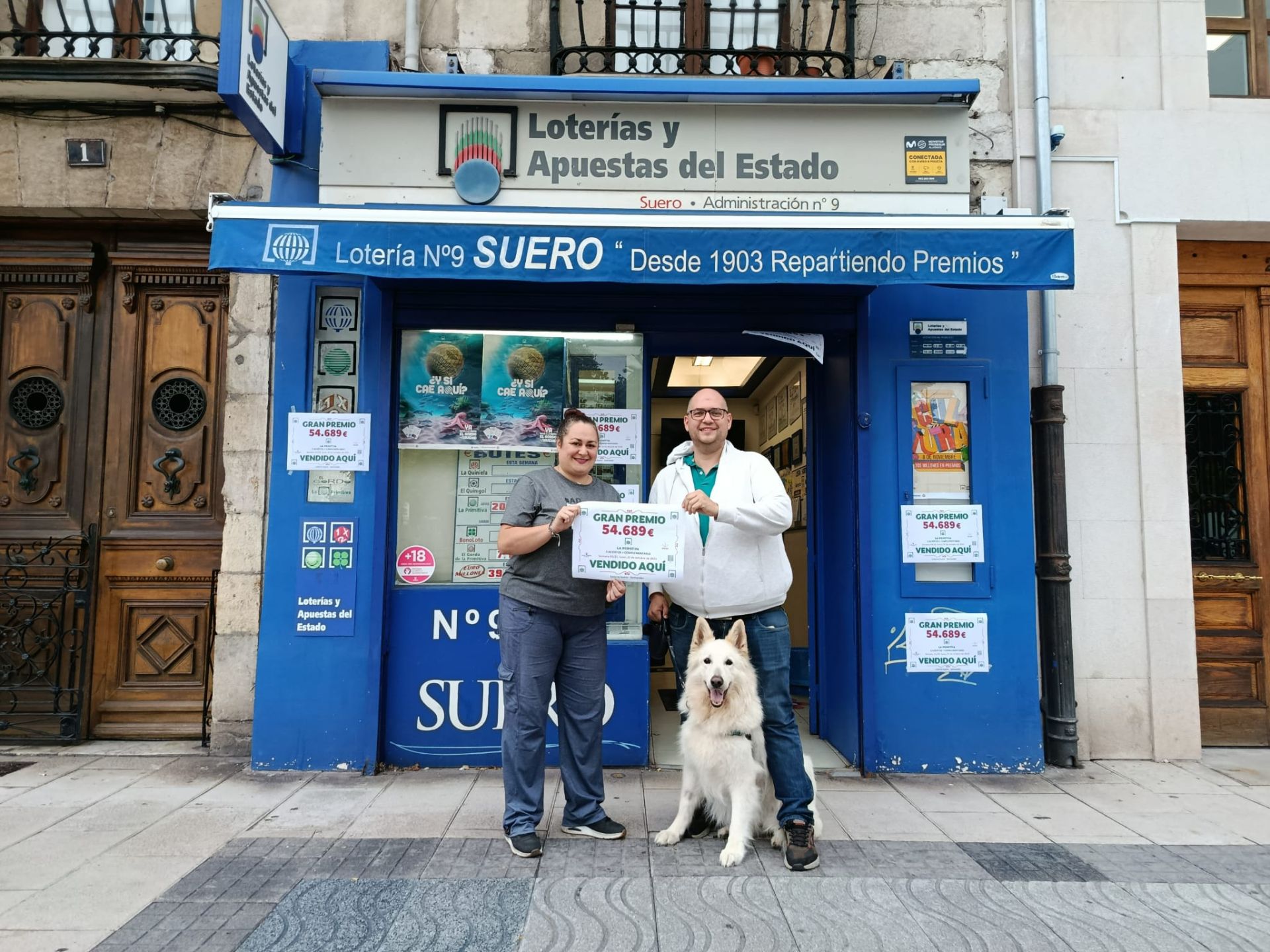 Imagen principal - La Primitiva deja 54.687 euros en Santander