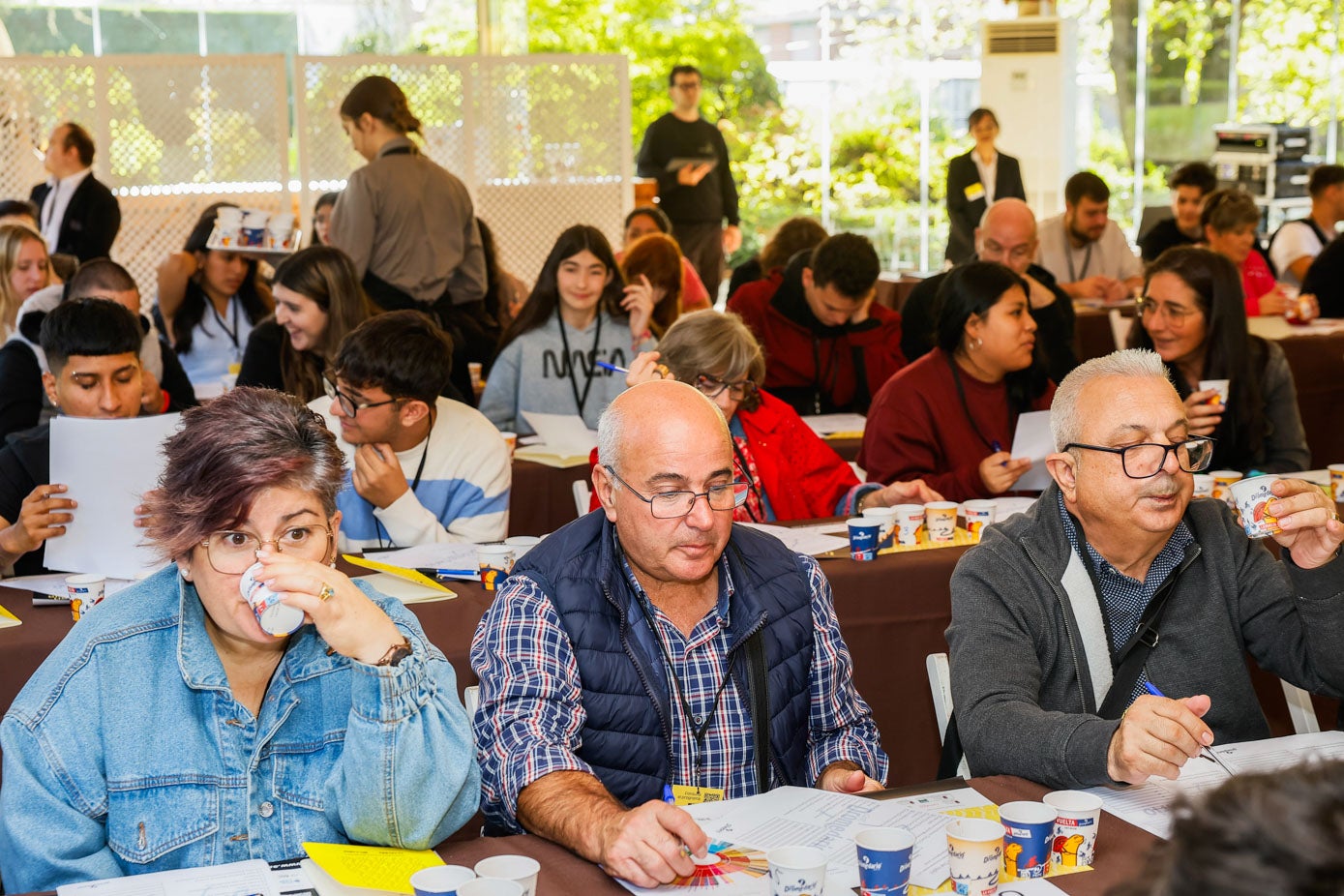 Durante la jornada de este martes, entre otras catas, se probaron diferentes tipos de cafés.