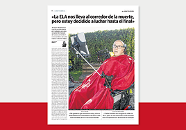 Hablaba con la mirada. En febrero de 2022, Joaquín Mendoza compartió su testimonio con El Diario Montañés, relatado por medio de audios que escribía con sus pupilas sobre el teclado de una pantalla.