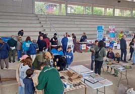 La bolera cubierta acogió el grueso de la programación.