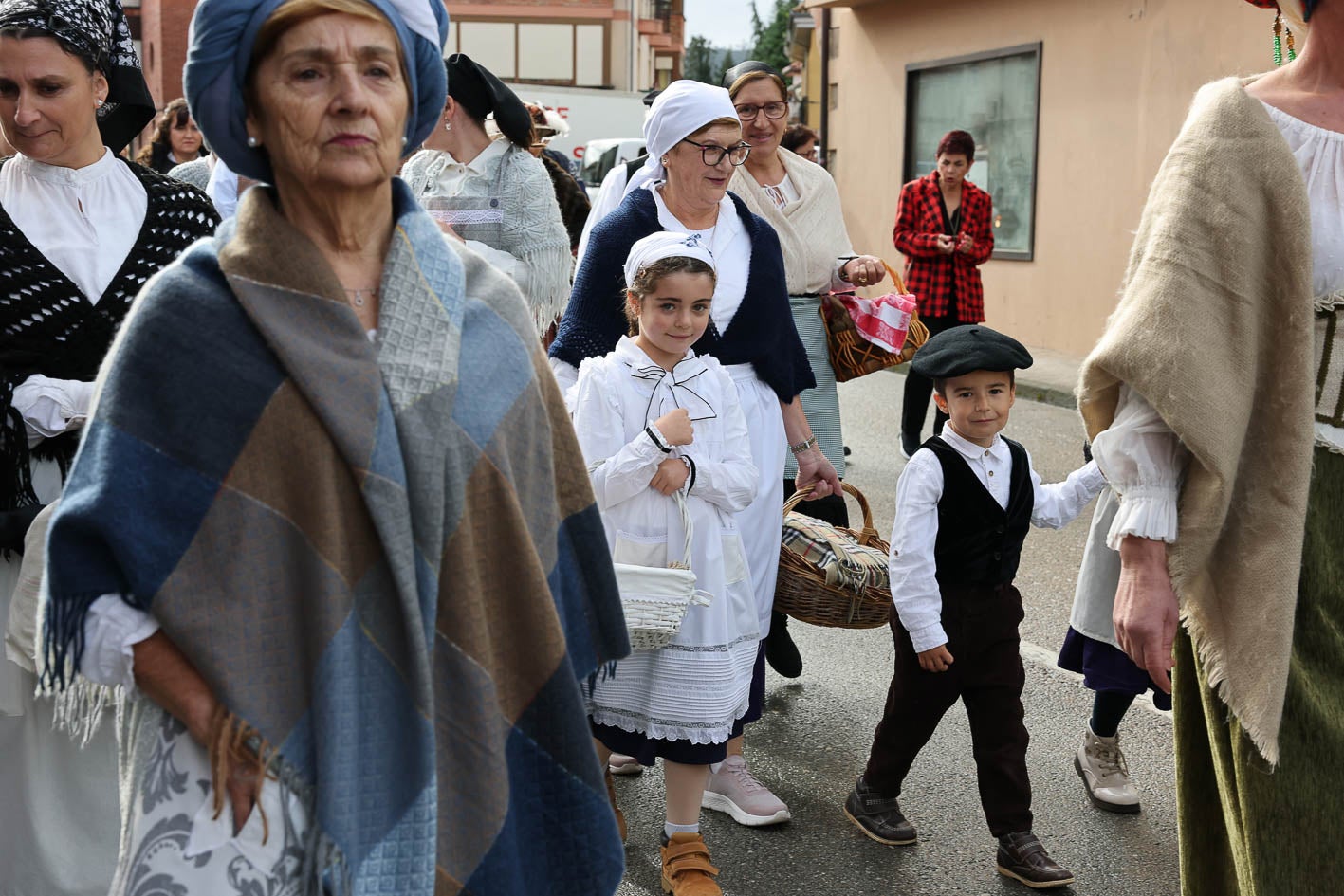 Los más pequeños también se animaron a disfrazarse