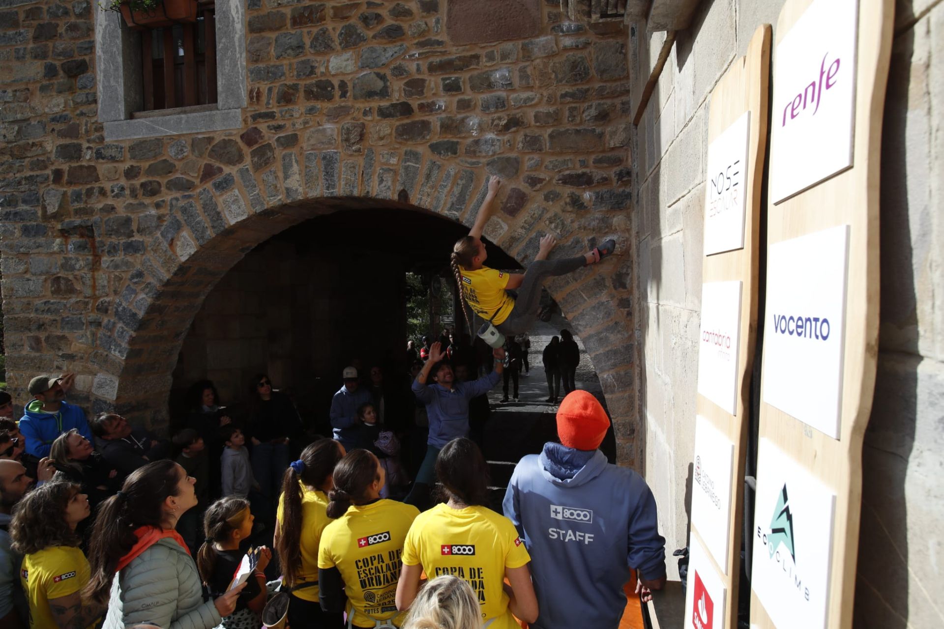 Un instante de pausa antes del siguiente agarre.