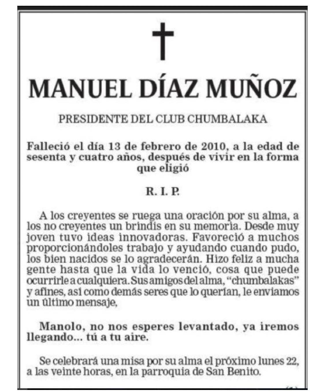 Cada esquela cuenta la historia de su titular