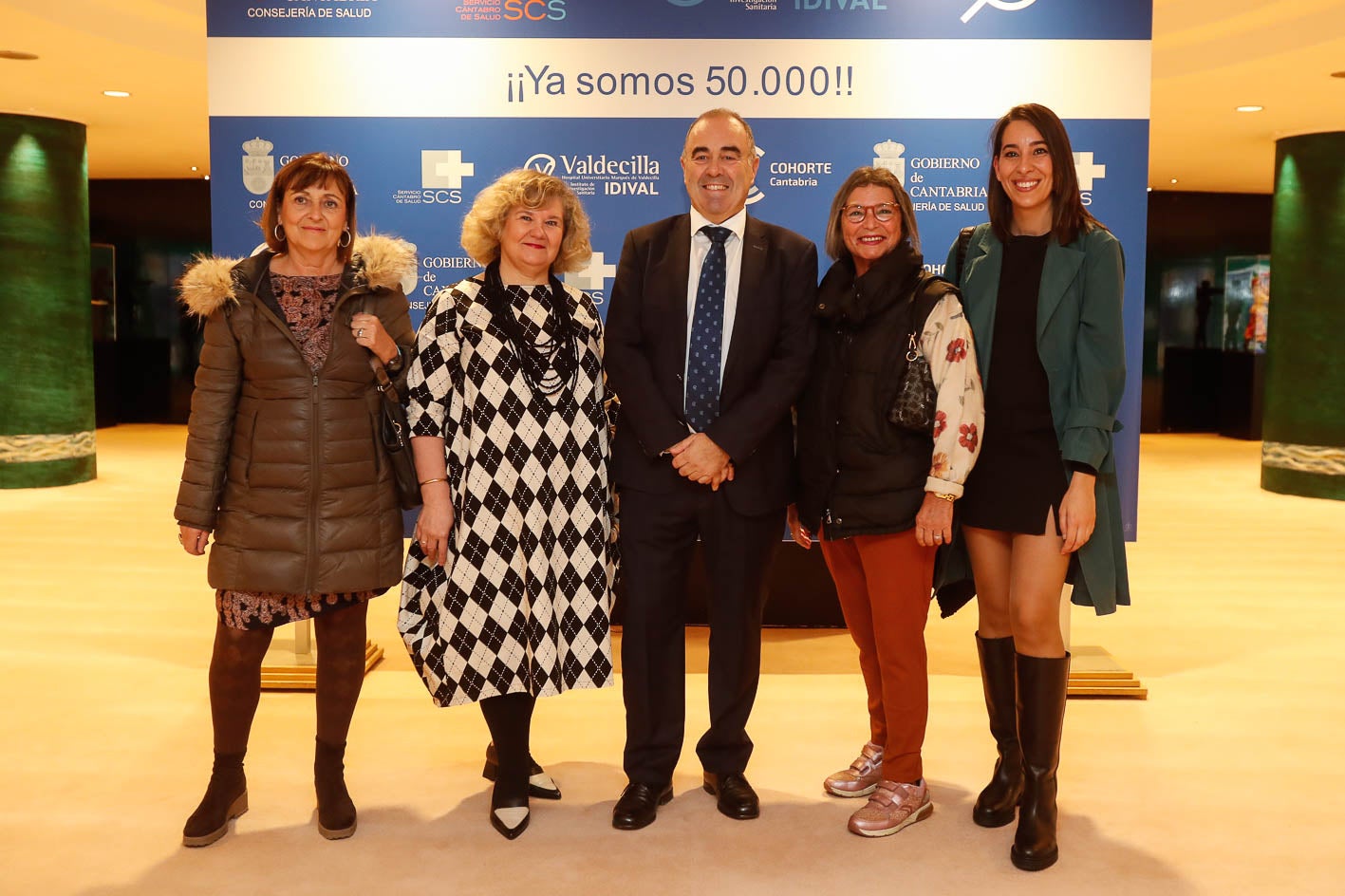 Olga Gutiérrez, Eulalia Quevedo, Marcos López Hoyos, Valentina Méndez y Lucía Martín.