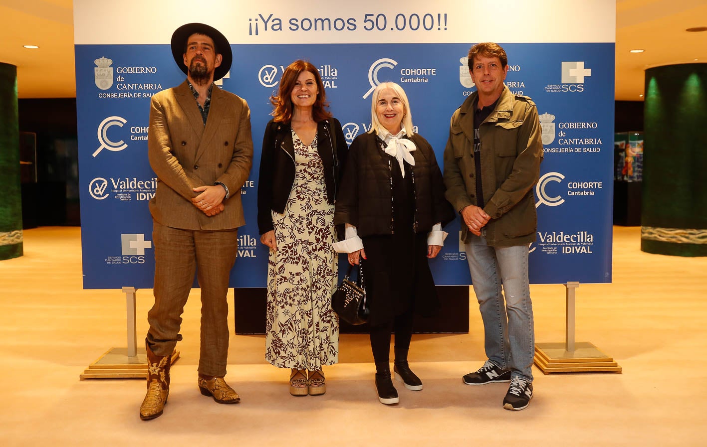 Ignacio Manzález, Mar Marcos, Carmen Sánchez y José Antonio Lamadrid.