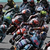 Brian Uriarte, con el número 51 en el último gran premio.