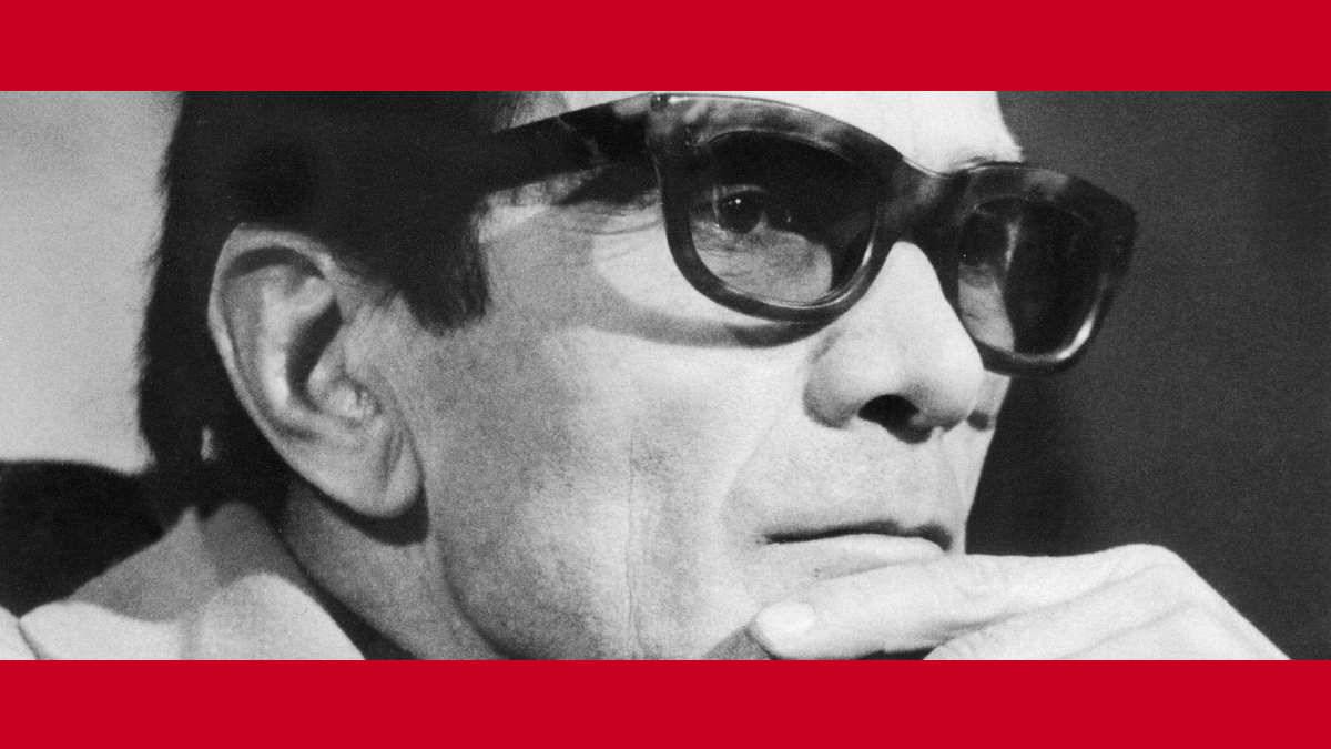 Retrato de Pier Paolo Pasolini, autor de 'El Evangelio según san Mateo'