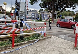 Paso a nivel de Puente San Miguel.