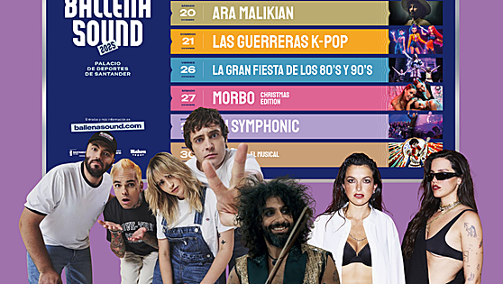 El primer Ballena Sound trae a Santander a La La Love You, Marlena y el musical de Las Guerreras K-Pop