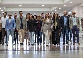 Alumnado y profesorado del posgrado en Gestión y Dirección de Servicios que se imparte en la Universidad de Cantabria en alianza con la Consejería de Salud.