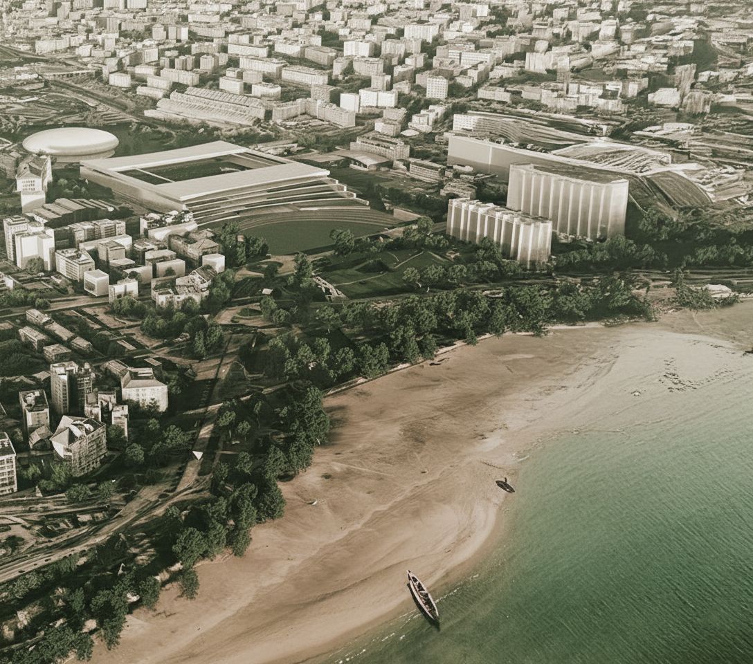 Integración y cohesión de los Campos de Sport y la nueva plaza pública, «la más grande de Cantabria» según el Racing.