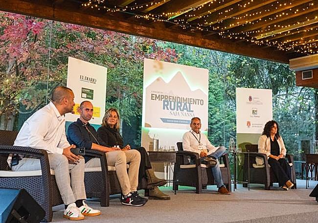 Iván Arias, Manuel Quintana, Esther Olaizola, Benito Sánchez y Lidia Mena.