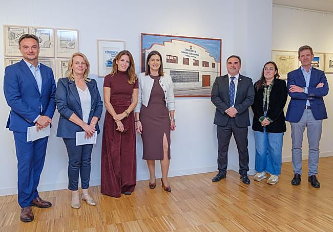 Juan Luis Centeno, María Jesús Susinos, Valeria Piaggio, Gema Igual, Jesús Gullart, Noemí Méndez y Jesús Gómez.