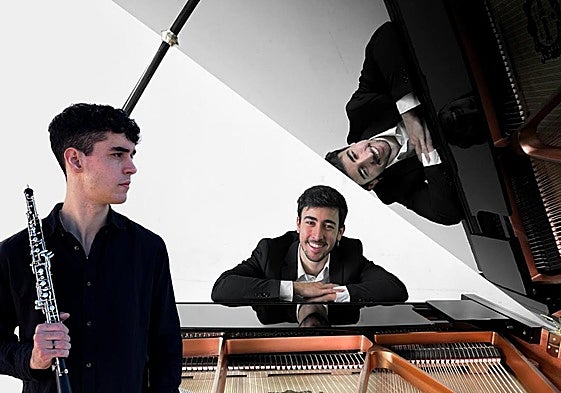 Jorge Ortiz y David Somavilla, protagonistas del concierto.