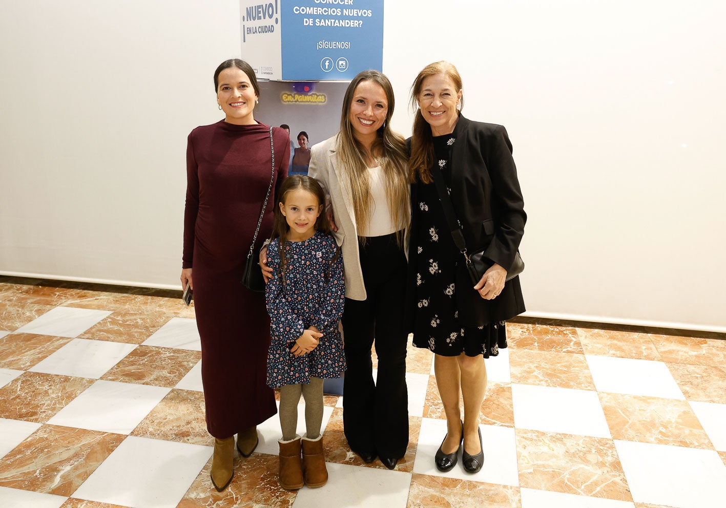 Dayana Malek, Roma Malek, Estefanía Malek y Alejandra Moriena.