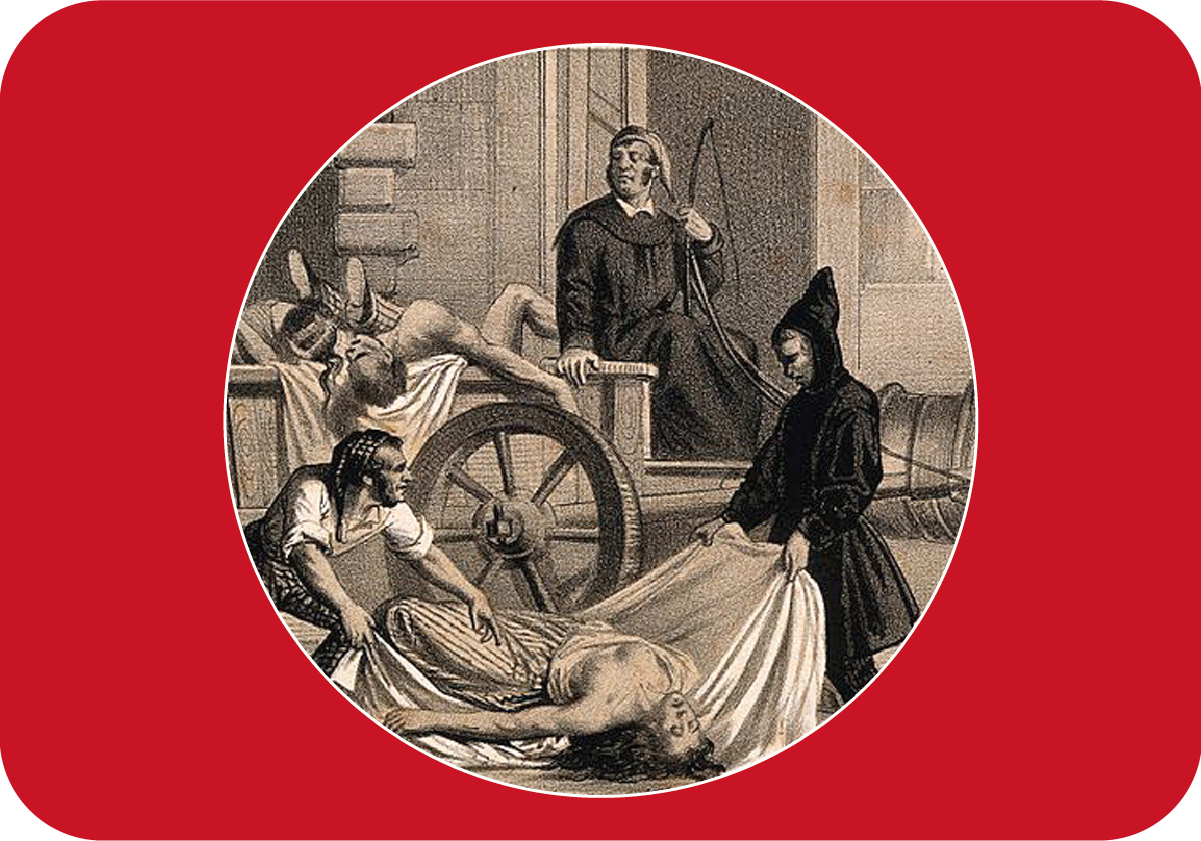 Ilustración de la epidemia de cólera. La de 1834 causó en Españaunas 300.000 muertes.