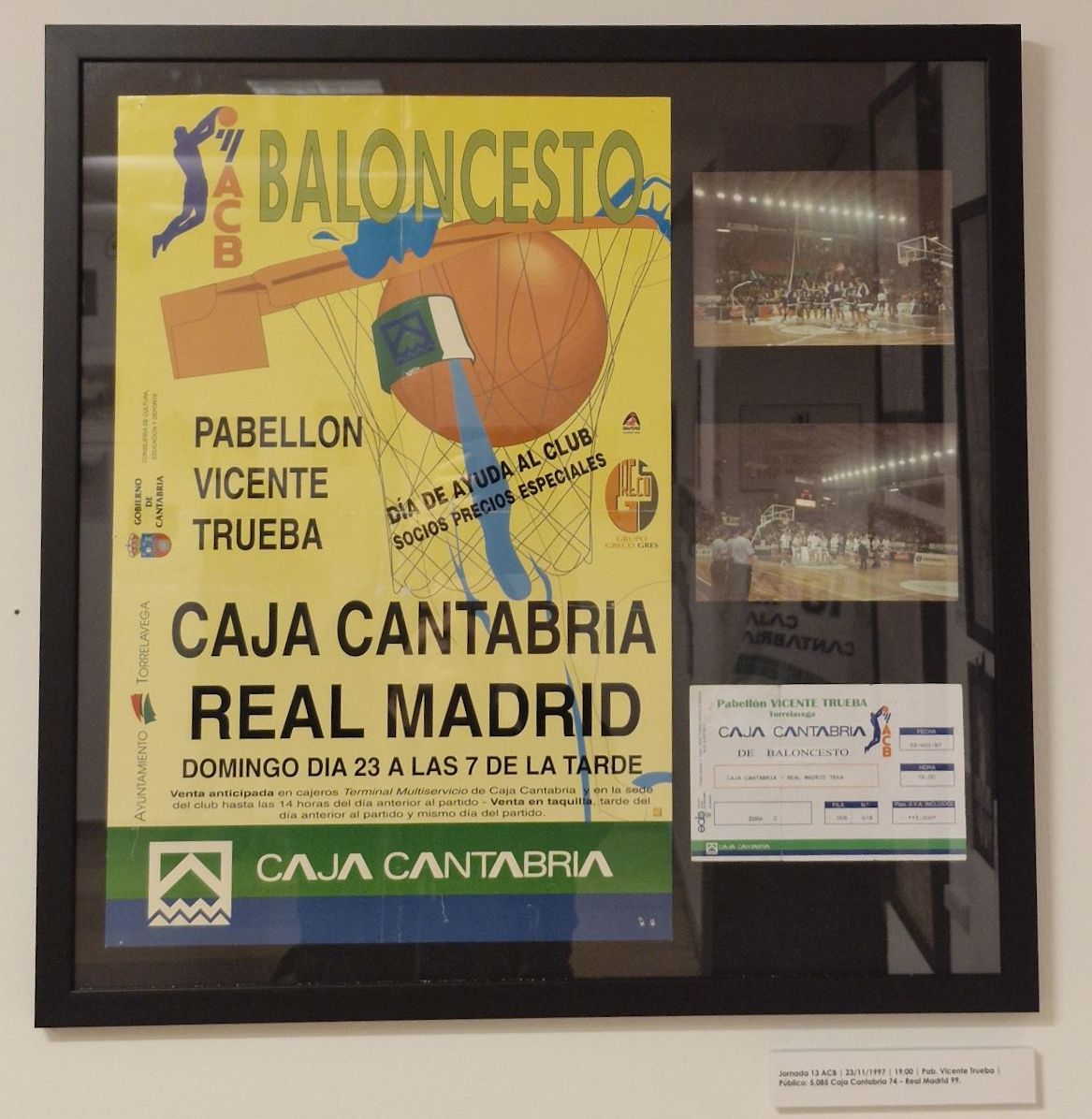 El cartel que anuncia el primer enfrentamiento en la élite ante todo un Real Madrid.