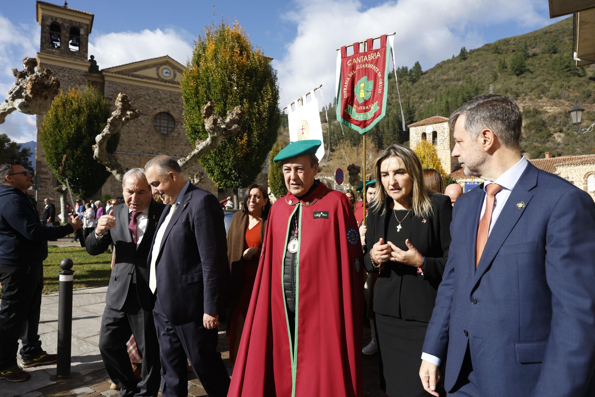 José Ribagorda se mostró «muy agradecido e ilusionado» por ser Orujero Mayor .