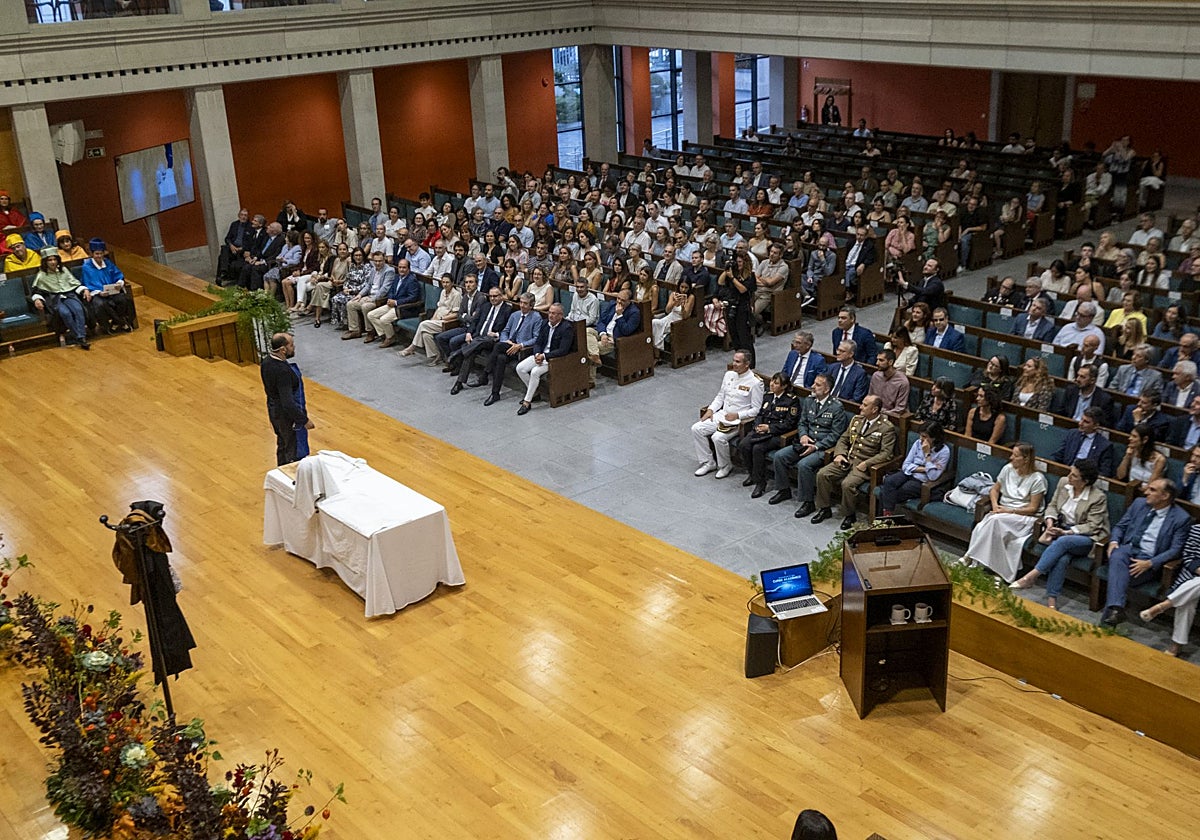 Inauguración del presente curso académico en el Paraninfo de la UC, en Santander.
