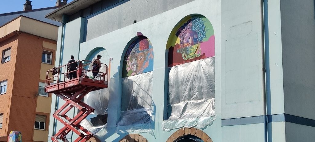 La obra ha llevado 20 días intensos de trabajo.