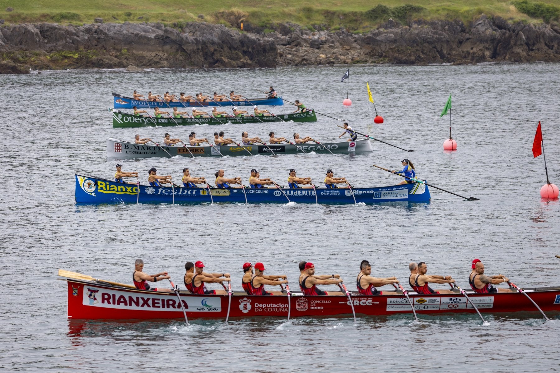 Campeonato de España de traineras en Castro Urdiales.