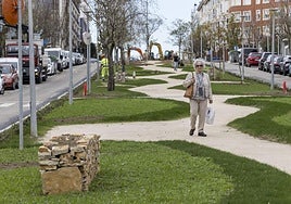 Estado de las obras en la avenida Doctor Diego Madrazo, pendientes de finalizar en su último tramo.
