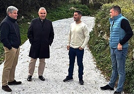 El consejero Roberto Media supervisó las actuaciones acometidas en Hazas por Fomento.