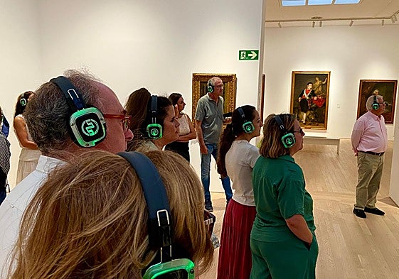 Imagen de un itinerario sonoro celebrado en el MAS