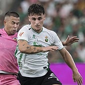 Yeray, durante el partido frente al Castellón.