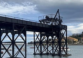 El cargadero de Orconera o Puente de los Ingleses en El Astillero.