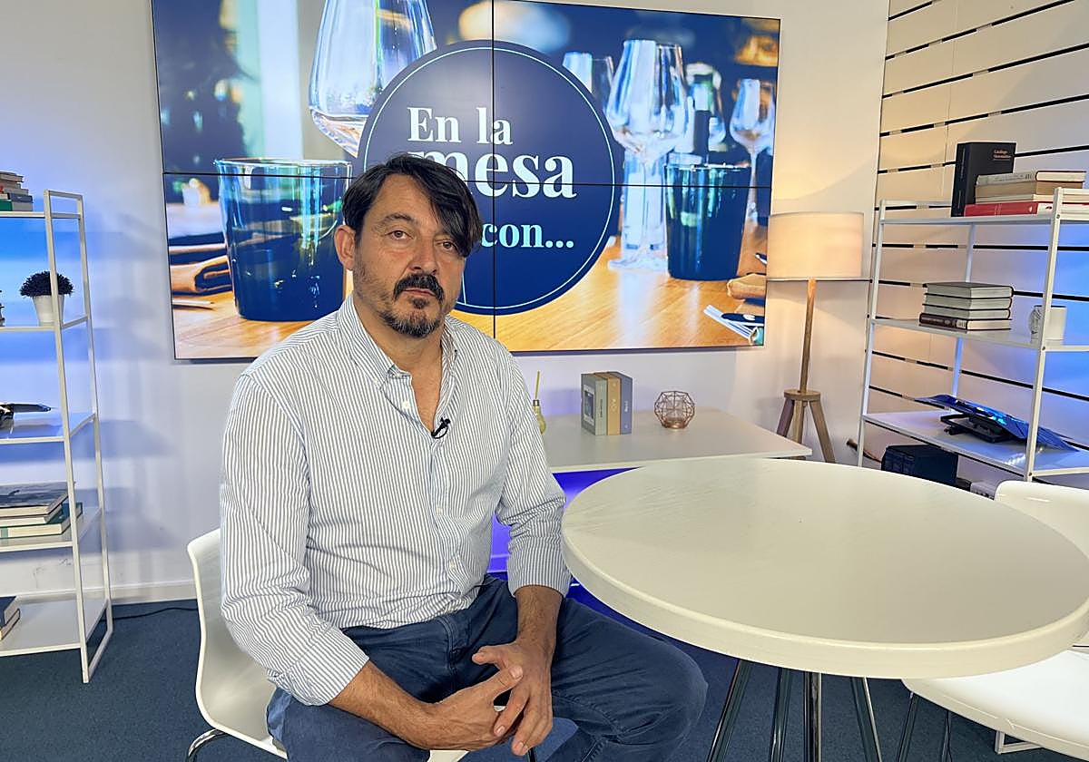 Gonzalo Garrido, en las instalaciones de El Diario Montañés.