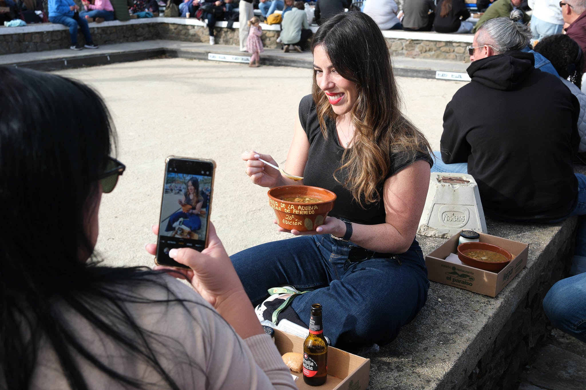 El cocido de Casar de Periedo es hasta fotogénico.