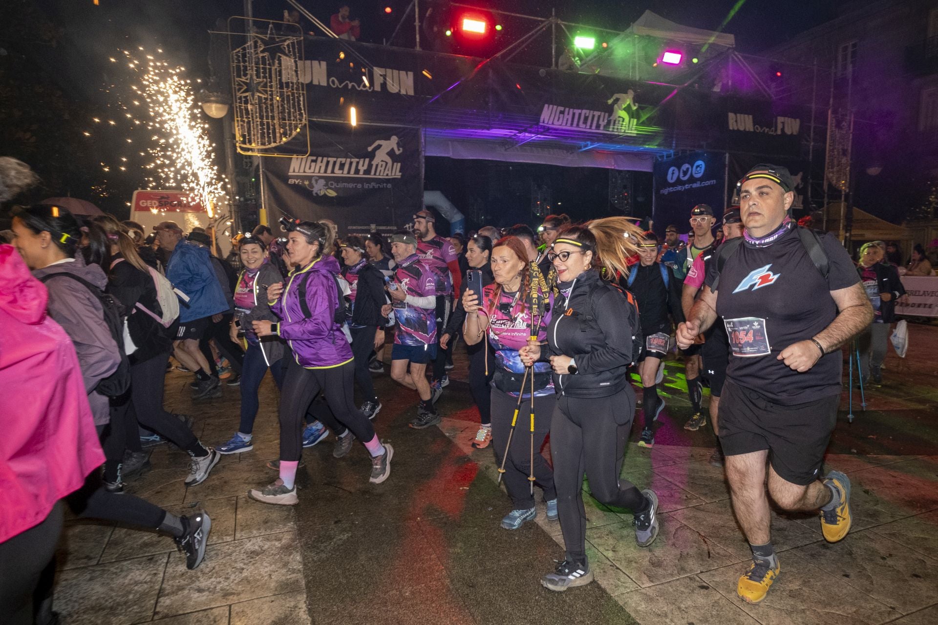 El Night City Trail, en imágenes