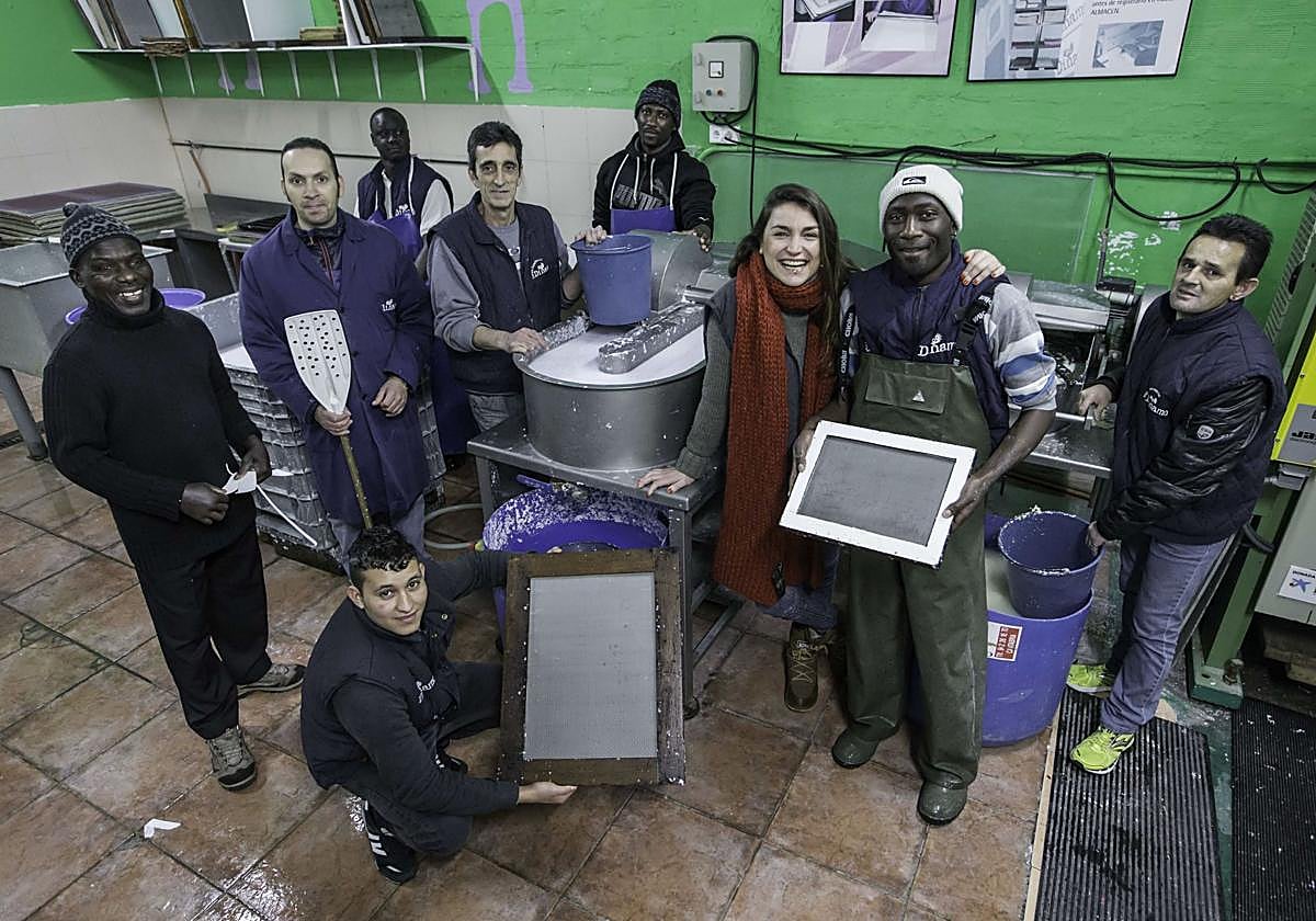 Participantes en el Proyecto Dinamo de la Asociación Ciudadana Cántabra Antisida (Accas).
