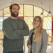 César de la Torre y Helena Calva, responsables de Panssari.