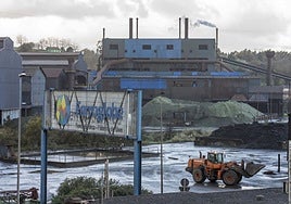 Planta que Ferroatlántica tiene en Boo de Guarnizo.