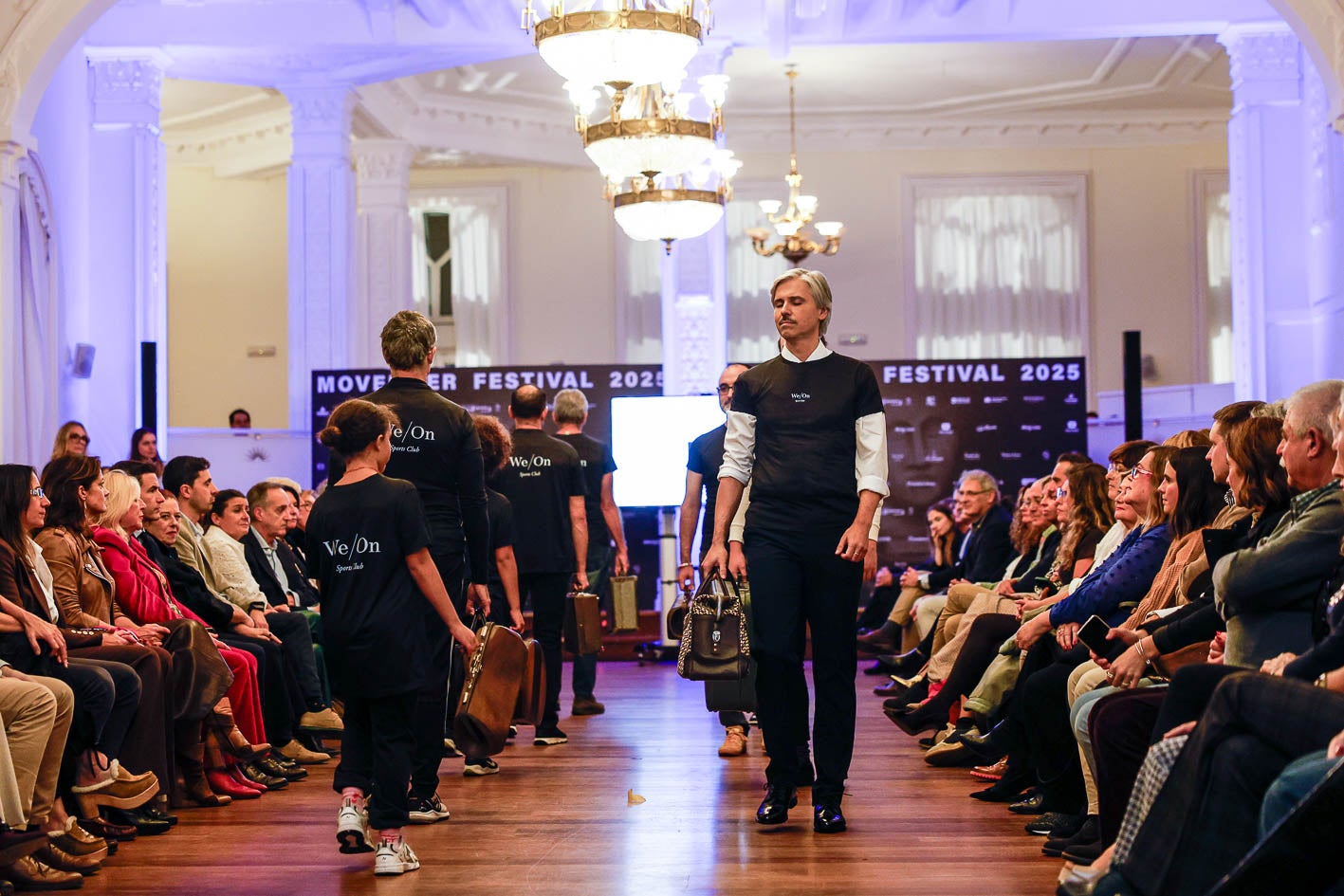 Otra de las perfomances diseñadas por la coreógrafa Monty Lima para poner el foco en la importancia de la detección precoz.