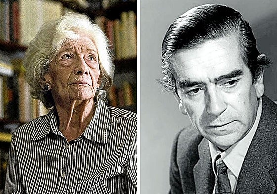 Ana María Matute e Ignacio Aldecoa
