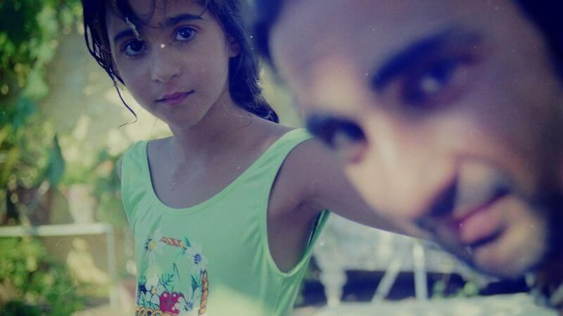 Alba y Antonio Flores en el filme documental.