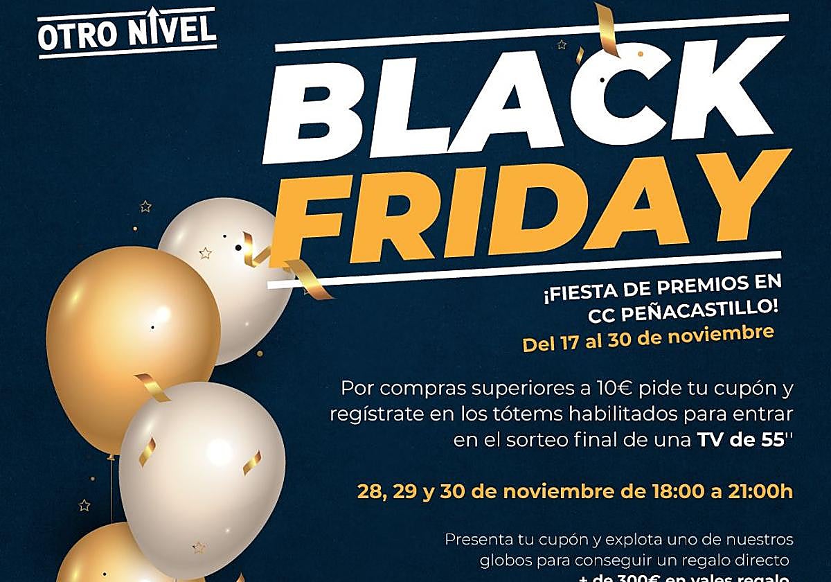 Del 17 al 30 de noviembre, ambos inclusive, los clientes que realicen una compra con importe igual o superior a 10€ podrán participar en esta promoción de Black Friday